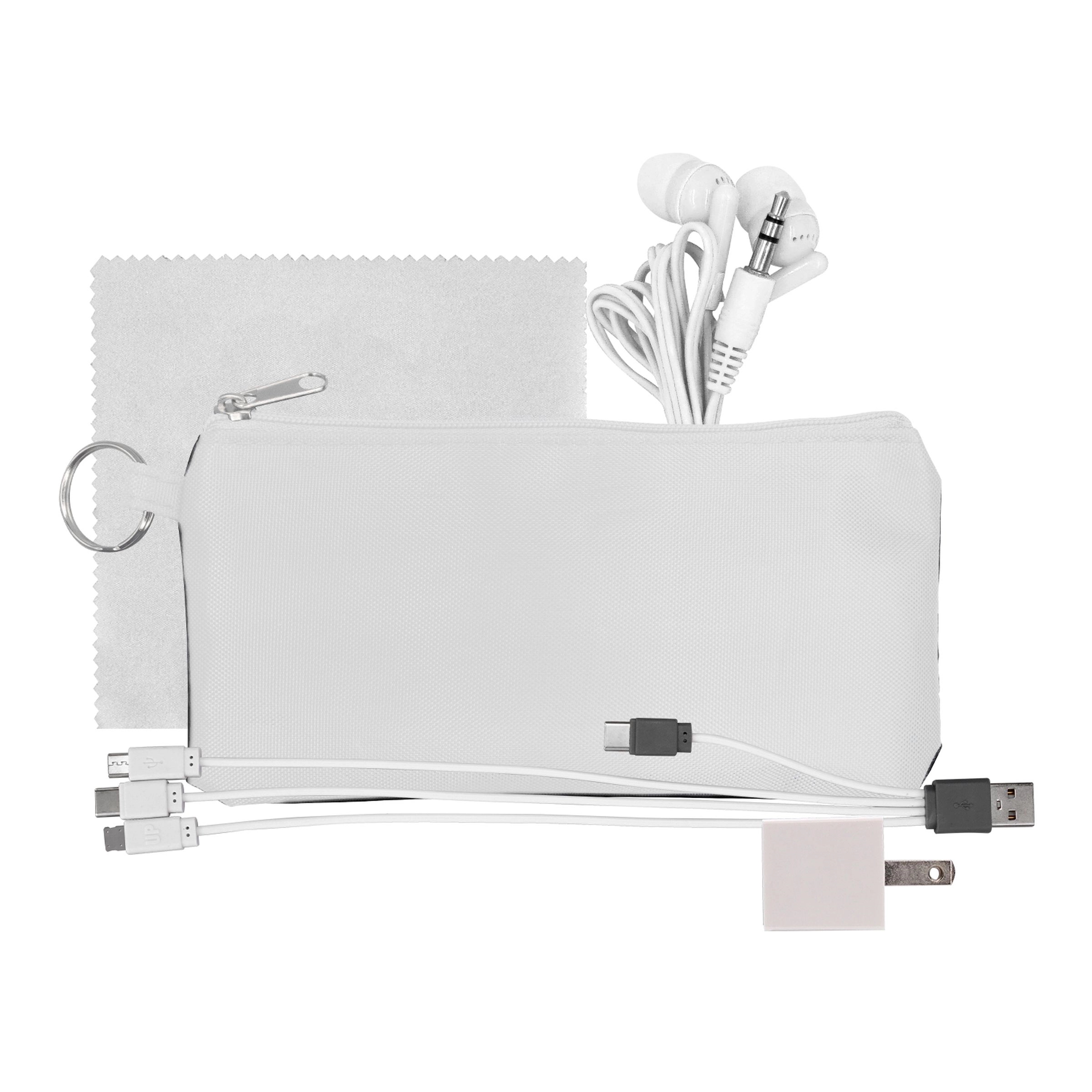 Large Stretchy Wall, Cable, Cloth & Buds Set 9