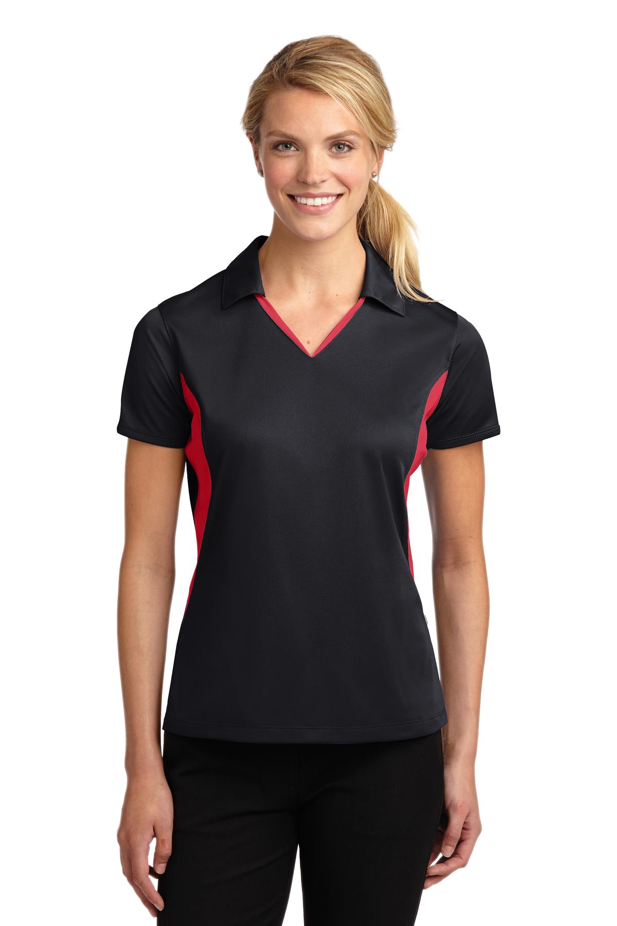 Sport-Tek® Women's Side Blocked Micropique Sport-Wick Polo 4