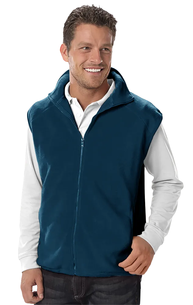 Adult Micro Fleece Zip Front Vest 49