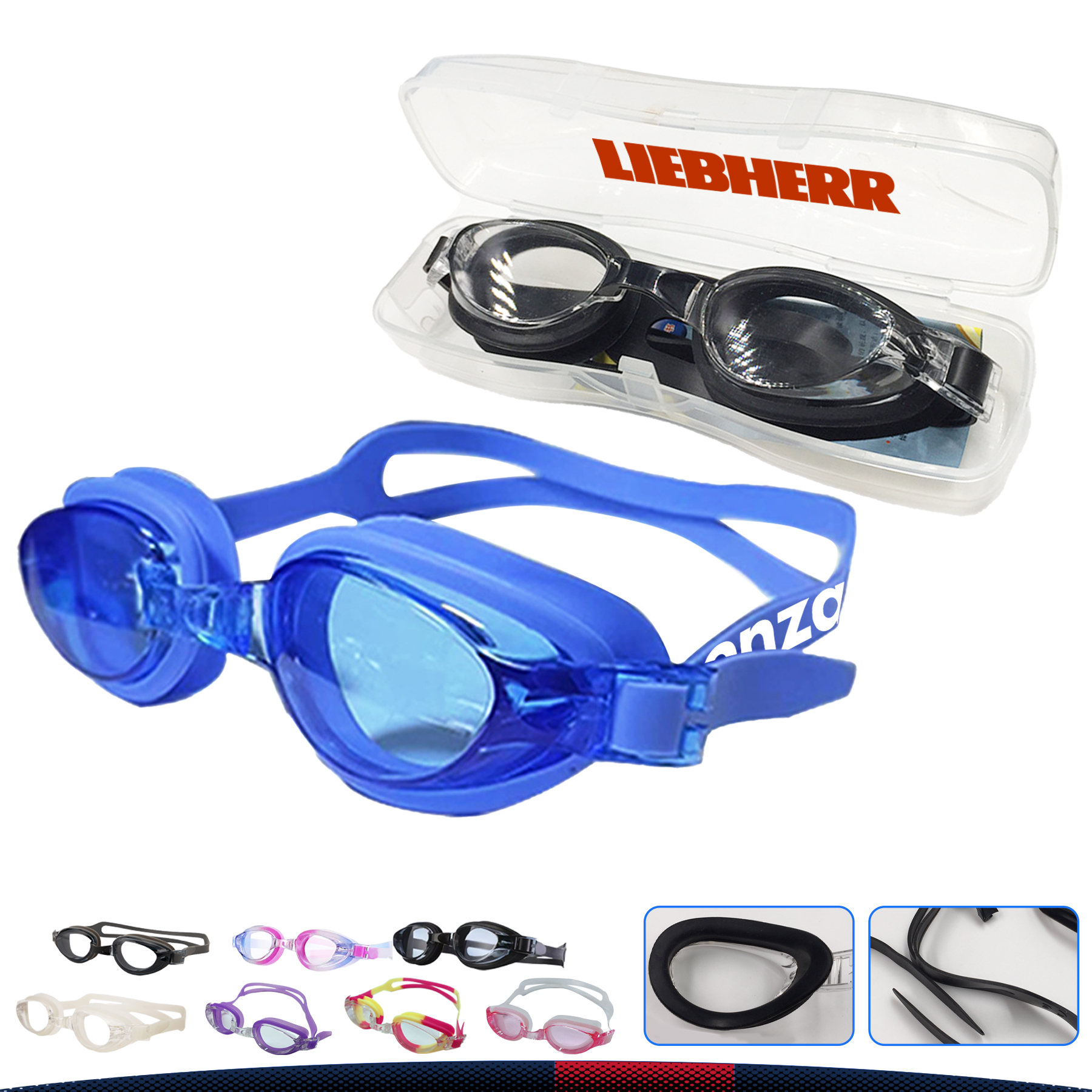Dalie Adult Swimming Goggles 10