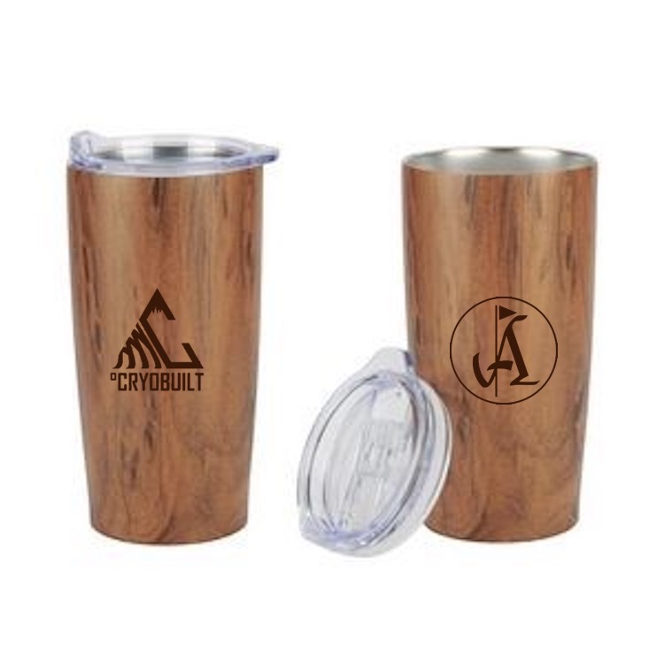 Endura 20 oz Stainless Steel Vacuum Tumbler (straight wall) 1