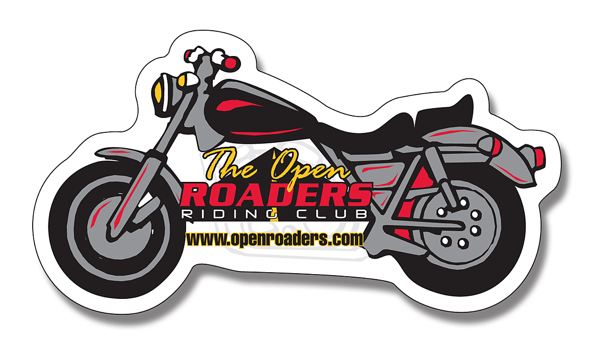 Magnet - Motorcycle Shape (4.25x2.25) - 25 Mil. 2