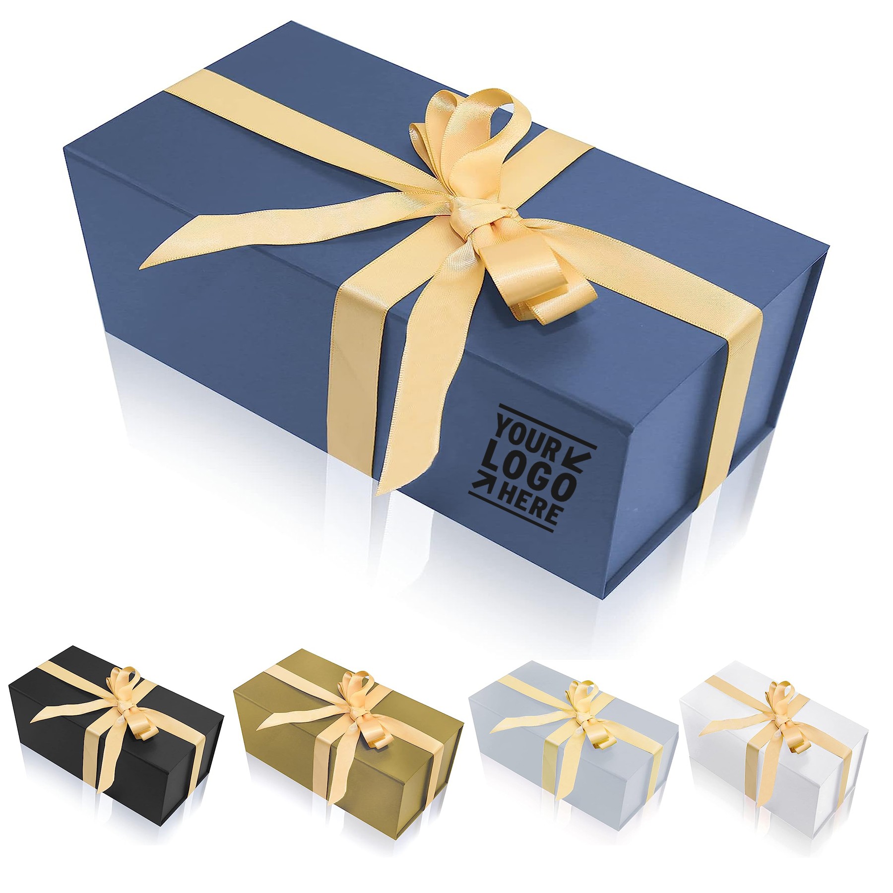 8.9 x 4.5 x 4.5 In Magnetic Small Gift Boxes with Ribbon 2