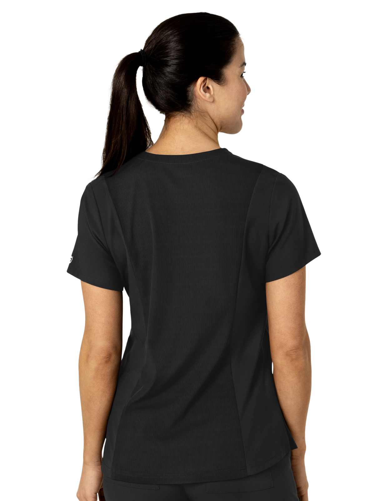 W123 Women's Three-Pocket Flex-N-Reach V-Neck Top