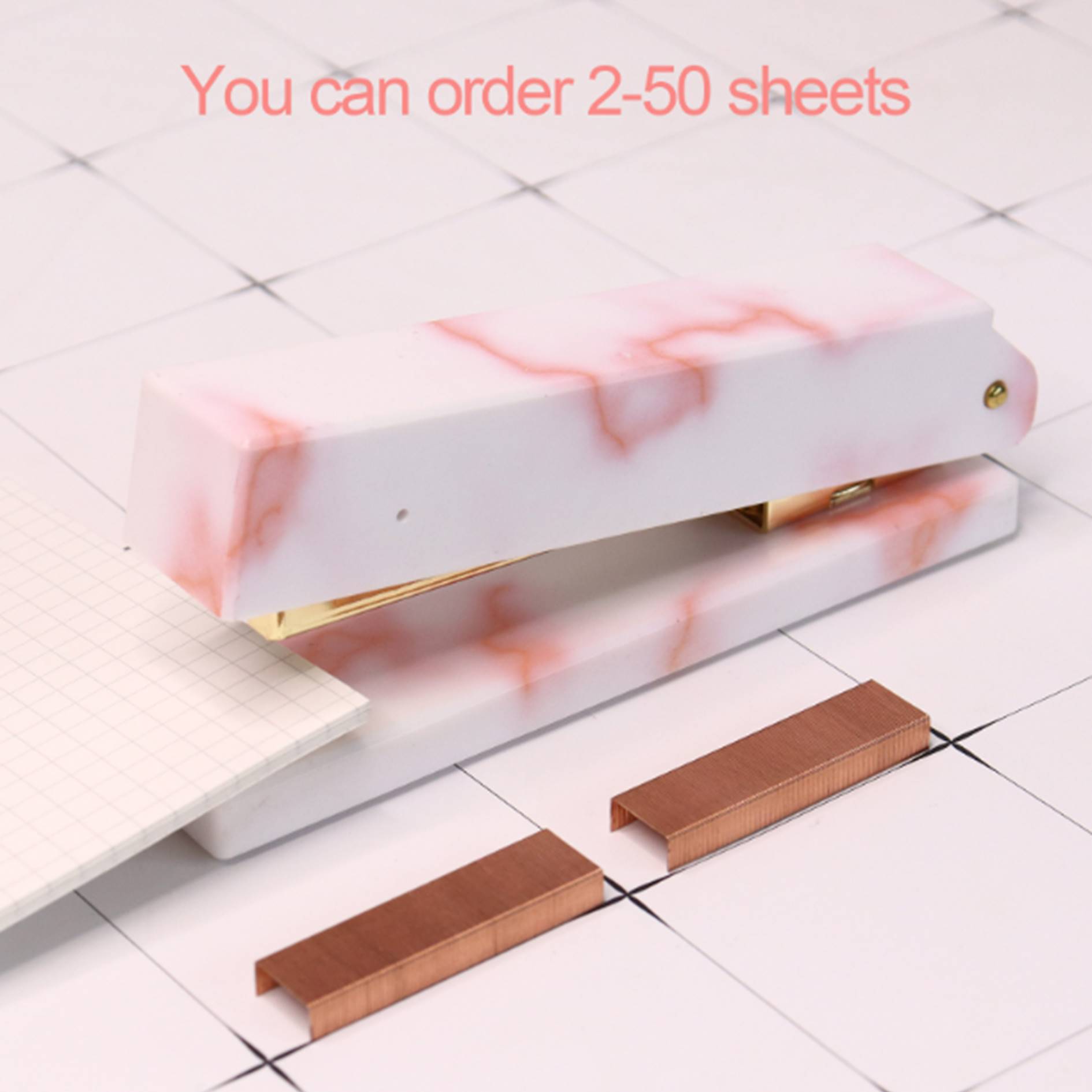 Marble Pattern Desktop Stapler 4