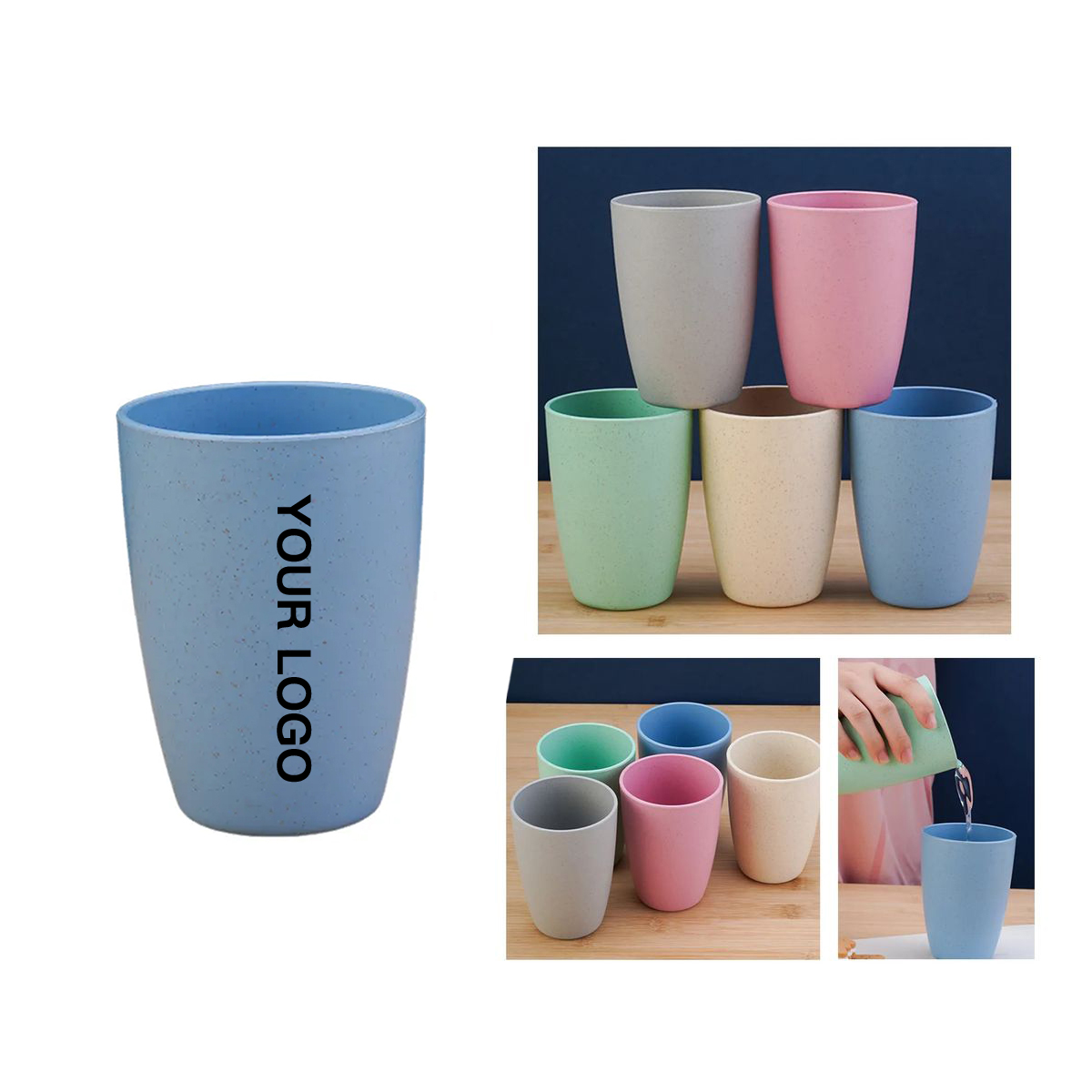 Reusable PP Cup Made with Wheat Fiber 3