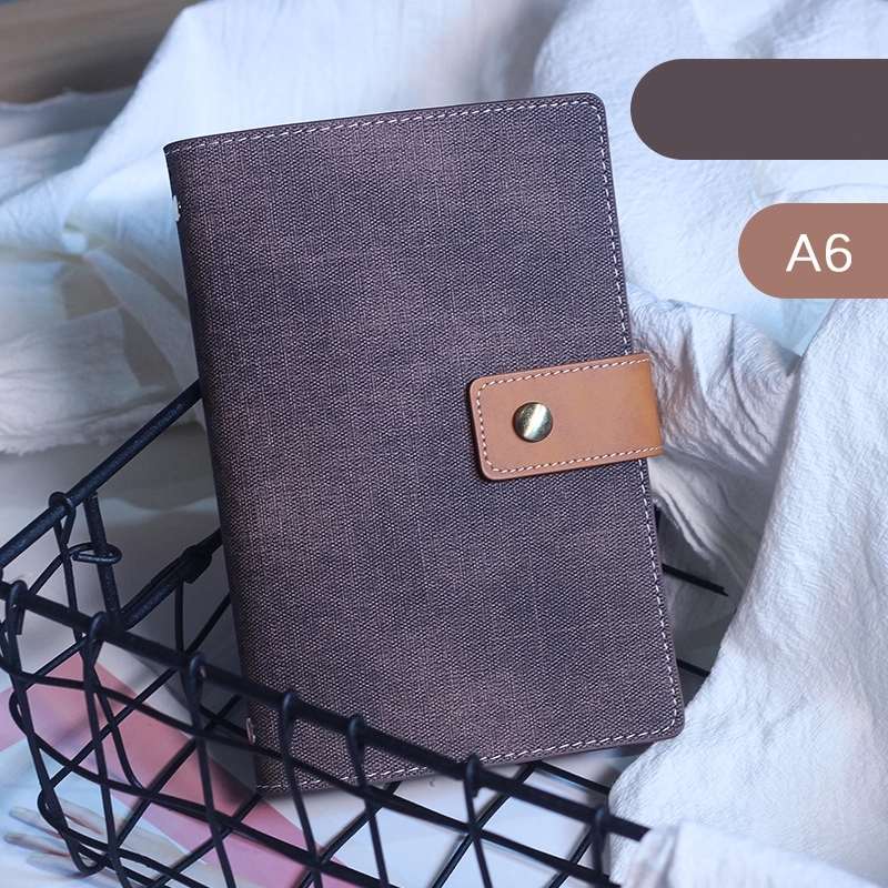 PU Leather A5/A6 Business Travel Journal Binder Notebook 14