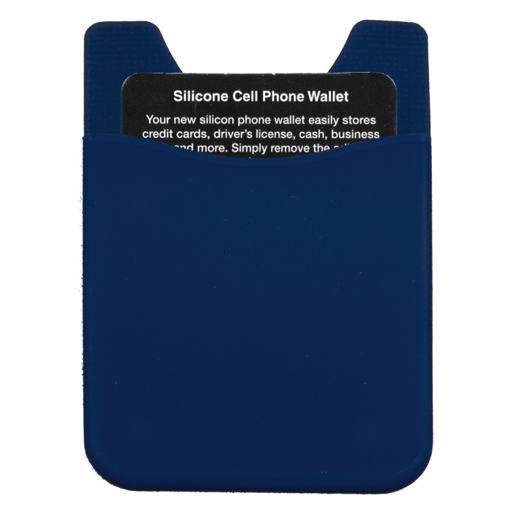 "Banker" Soft Silicone Cell Phone Wallet 2