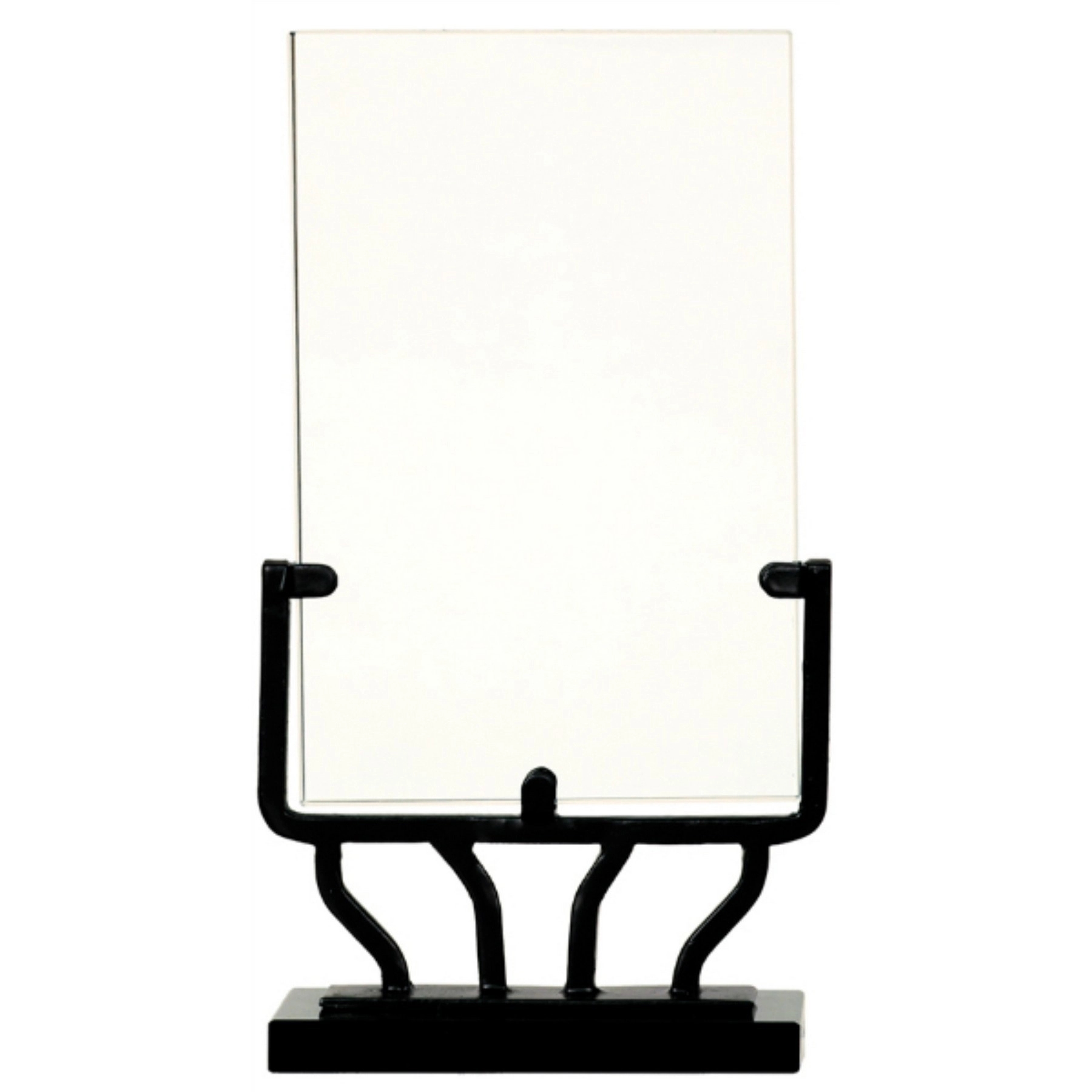 9 1/2" Rectangle Vintage Glass w/Base 2