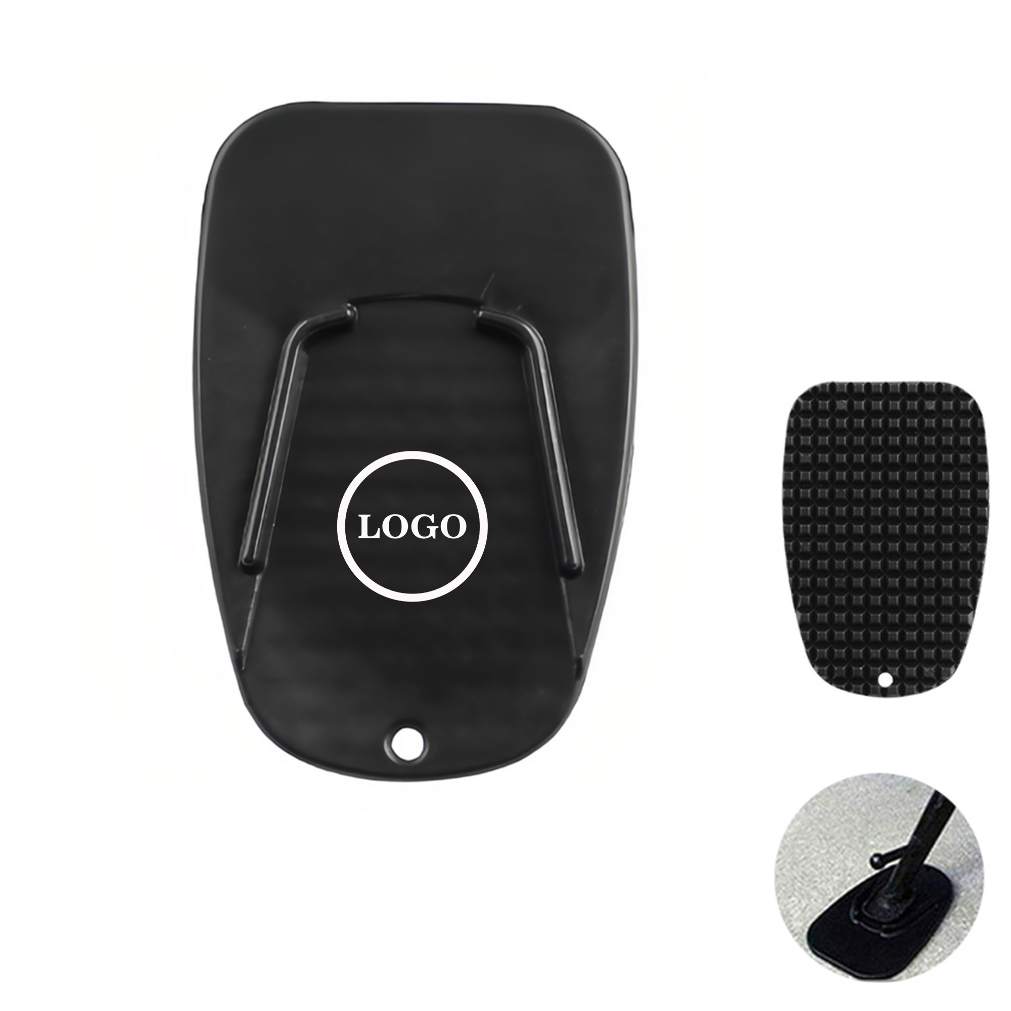 Motorcycle Kickstand Footpad Support Plate 2