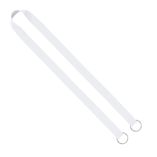 IMPORT Rush 3/4" Dye-Sublimated Double-Ended Lanyard with Dual Sewn Silver Metal Split-Ring 1
