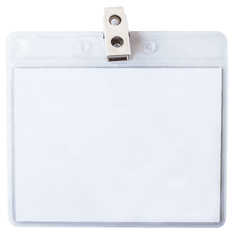 Badge Holder With Bulldog Clip 3