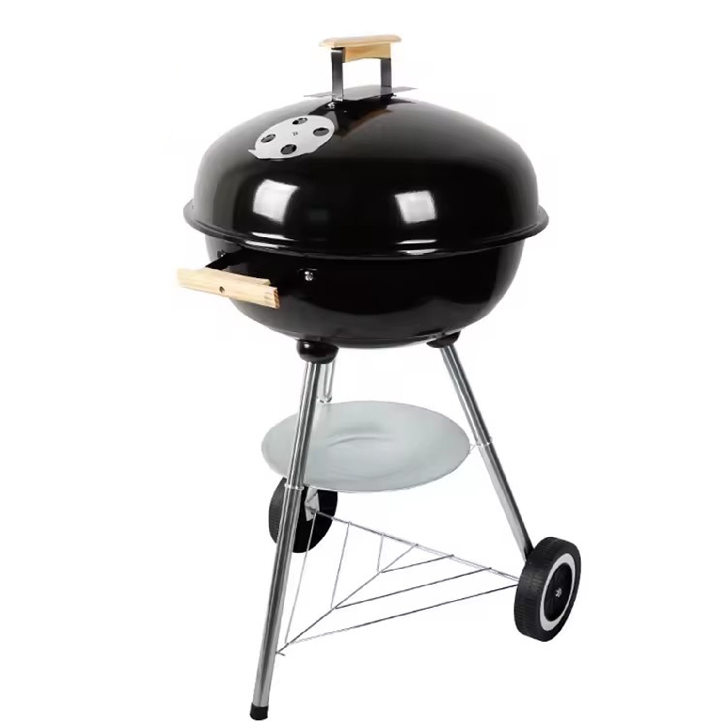Portable Charcoal Grill with Wheels 2