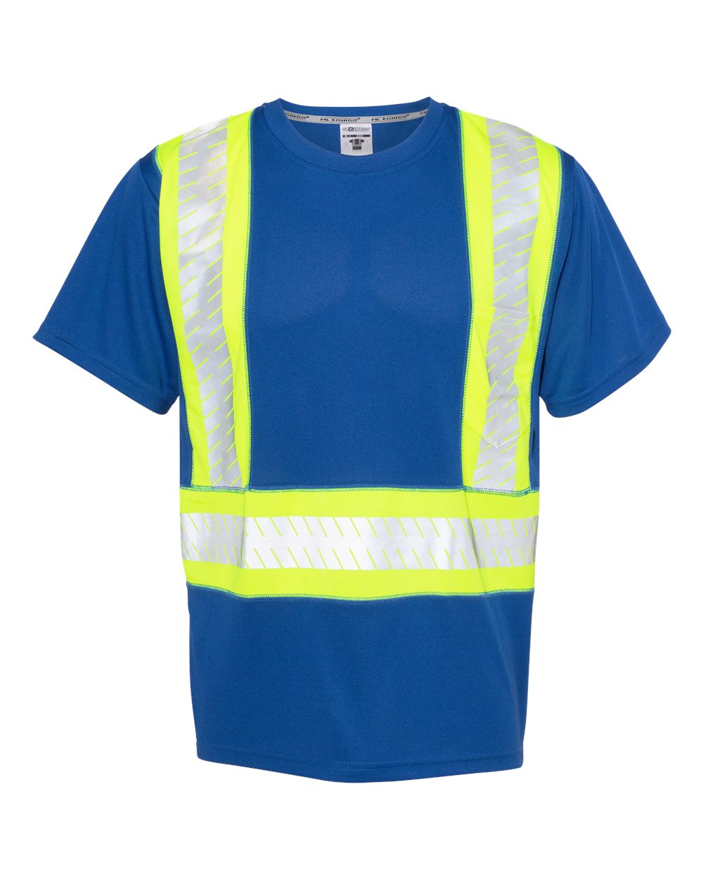 Unisex EV Series® Enhanced Visibility Contrast Pocket T-Shirt - B200-204 11