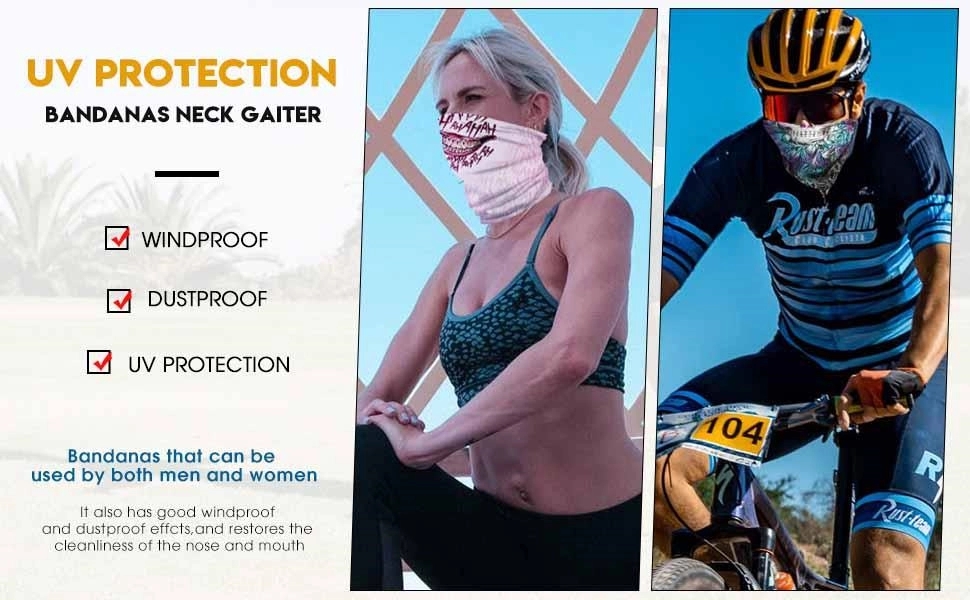 Multifunctional Sports Neck Gaiter Outdoor Bandana 17