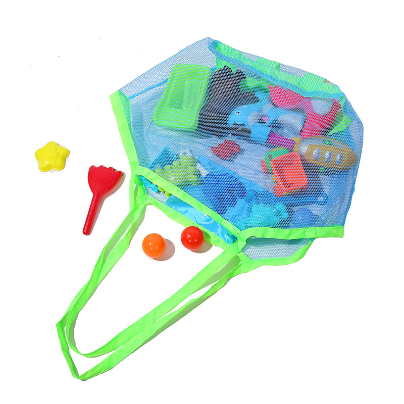 Mesh Foldable Beach Bag For Holding Beach Toys 3