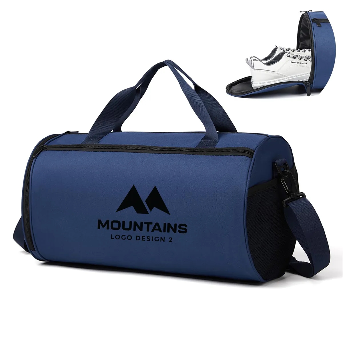 Travel Gym Duffel Bag with Shoes Compartment 2