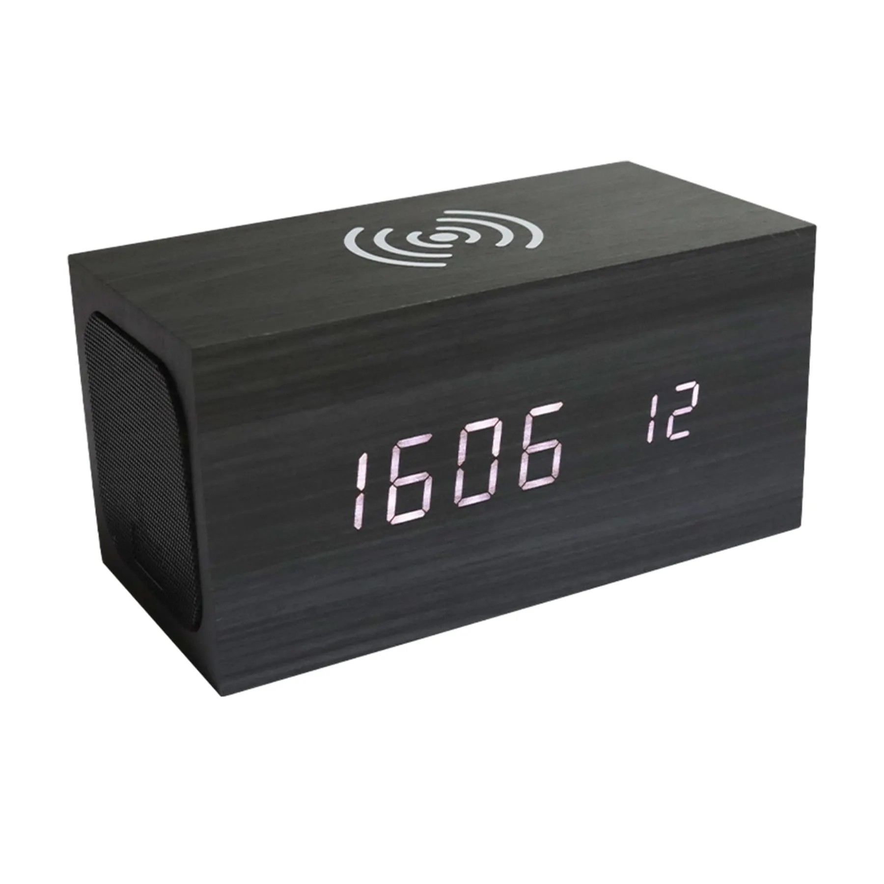 Multifunction Wood Alarm Clock 5