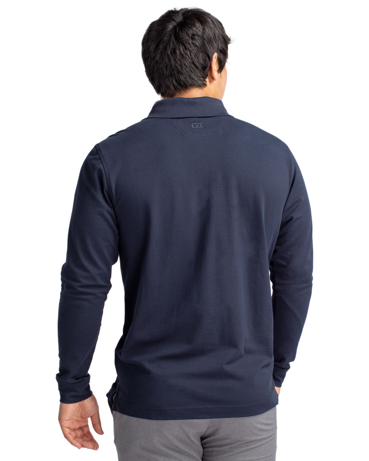 Cutter & Buck Advantage Recycled Cotton-Blend Pique Mens Long Sleeve Polo 33