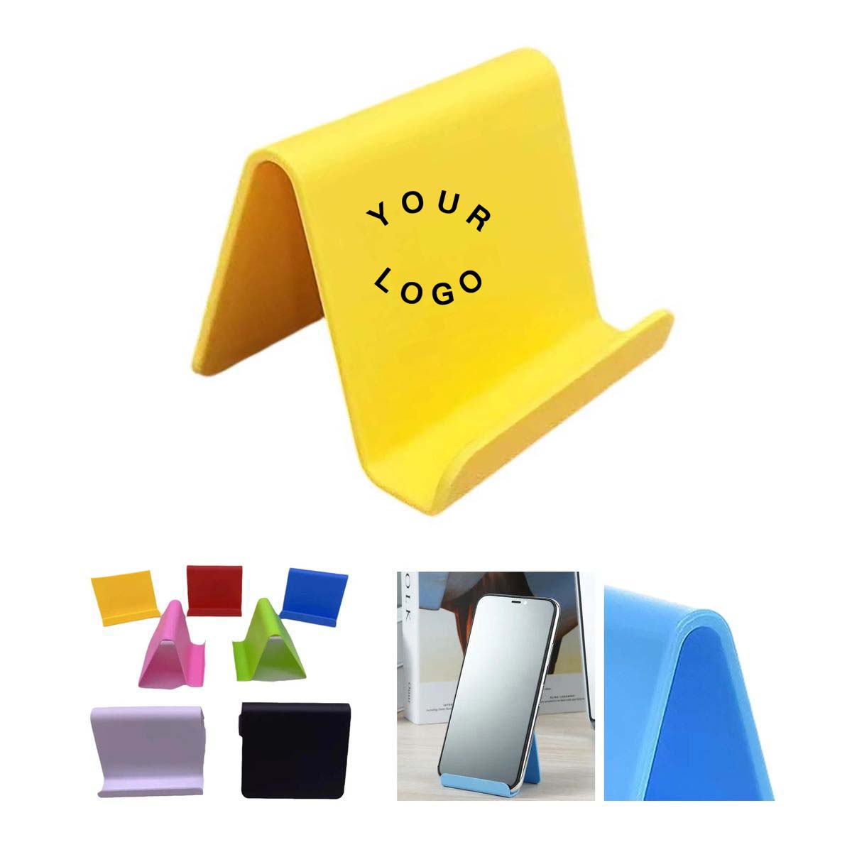 Durable Plastic Phone Stand for Desk and Travel 2