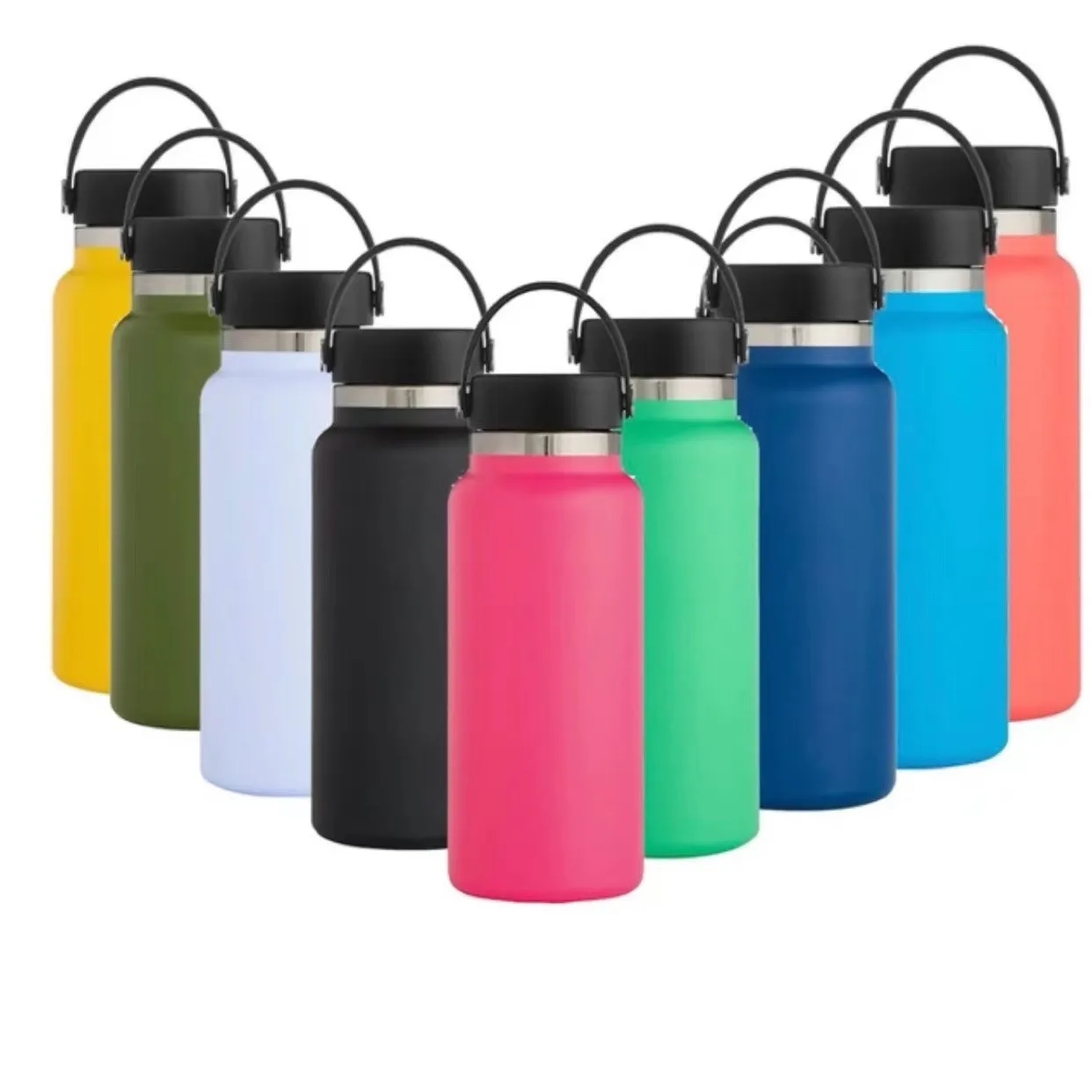 32 Oz Wide Mouth Bottle With Flex Cap, custom water bottle with logo imprint 2