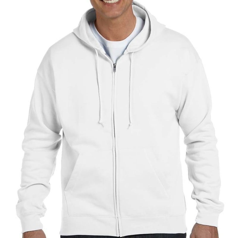 Hanes 7.8 Oz. ComfortBlend® EcoSmart® 50/50 Full-Zip Hoo 18