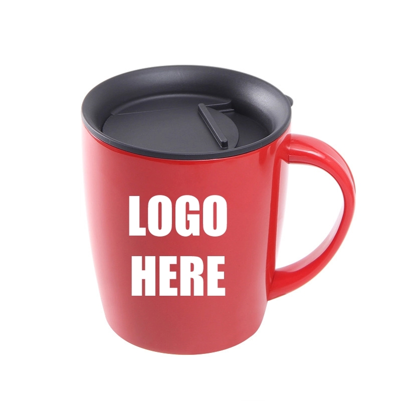 Custom 12 oz Stainless Steel Coffee Mug With Handle 7