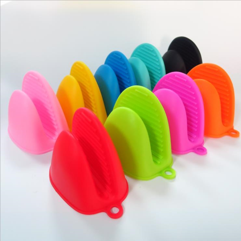Thickened Mini Oven Gloves, Heat-Insulating, Mitts Oven Microwave Tray Anti-Scalding Hand Clip 5