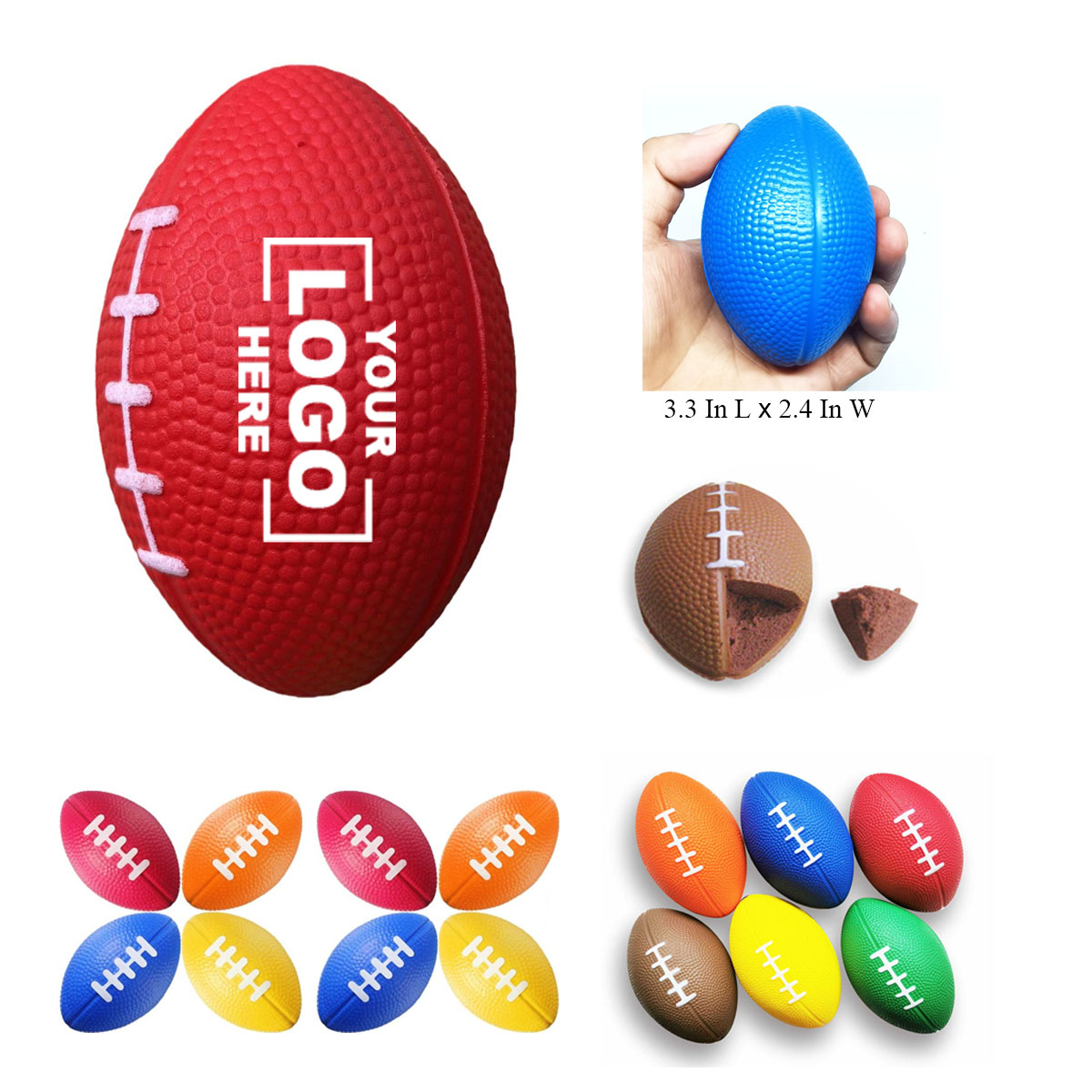 Anti-Stress Mini Rugby Ball 2