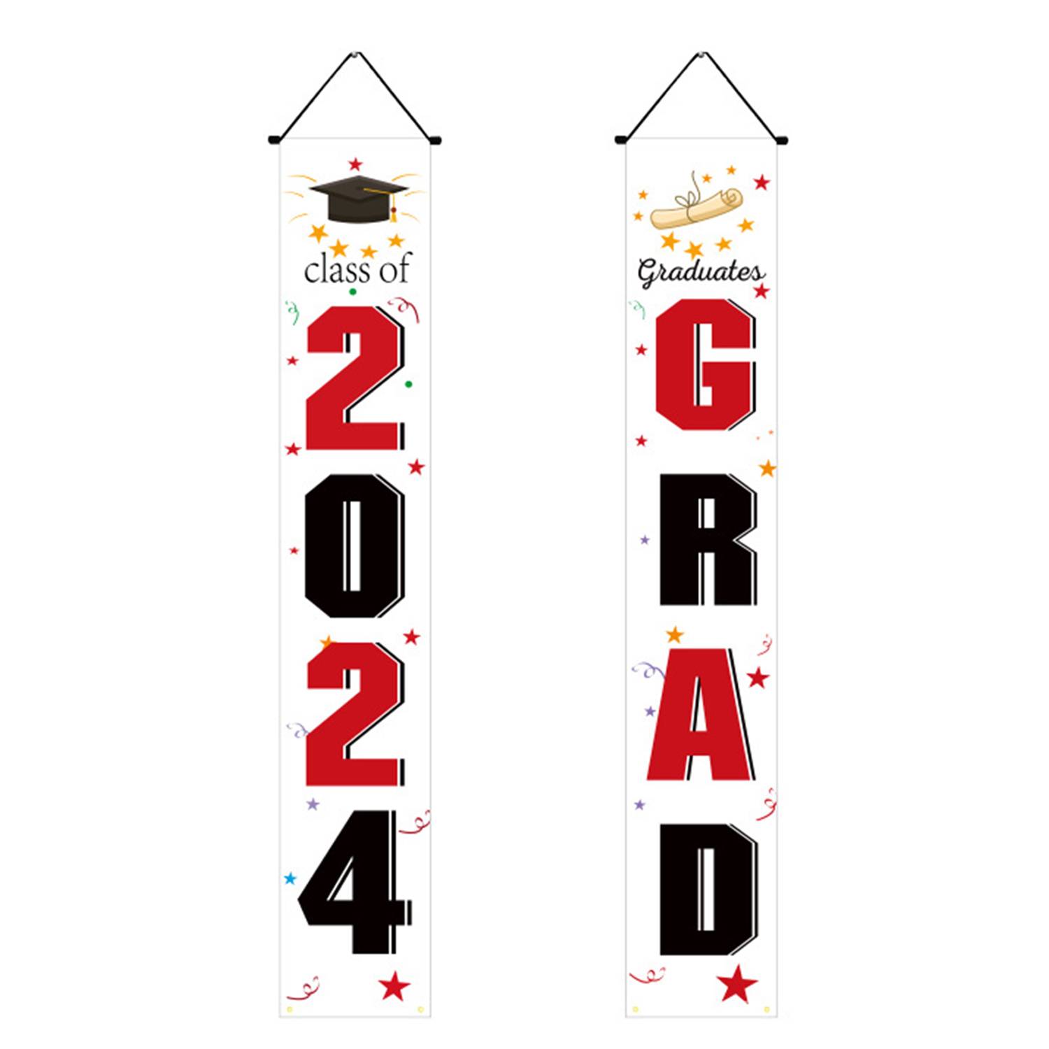 Graduation Season Couplet Congratulations Banner Door 7