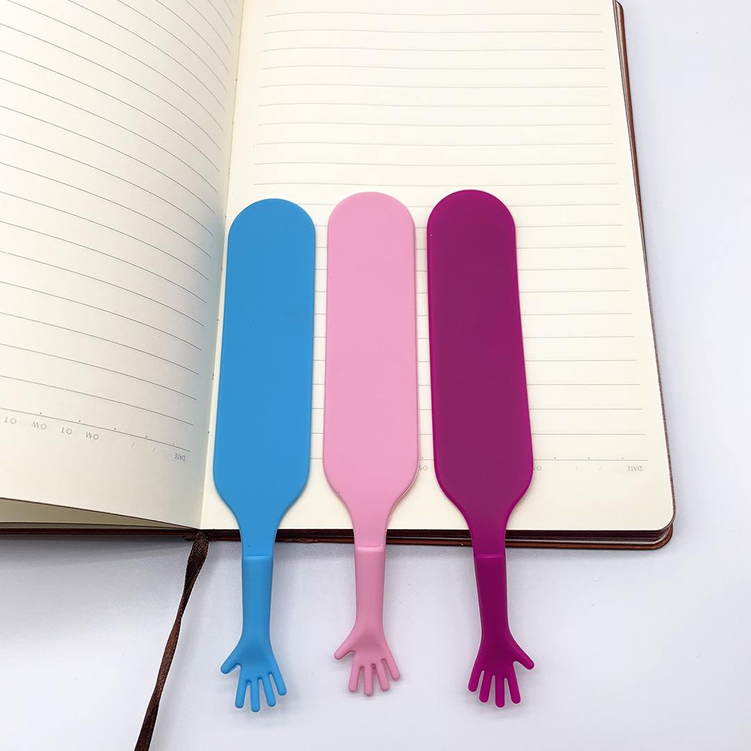 Cute Silicone Fingerprint Bookmark 2