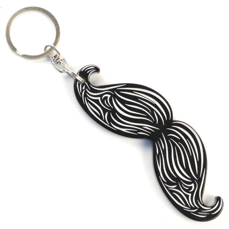 Mustache Key Chain / Bottle Opener 22