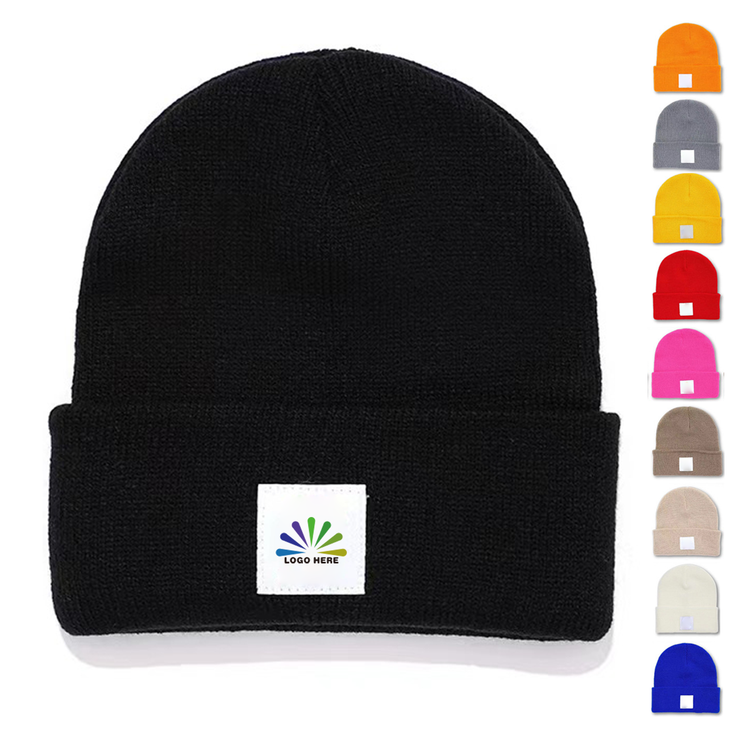 Unisex Acrylic Knit Beanie - Multiple Colors 1