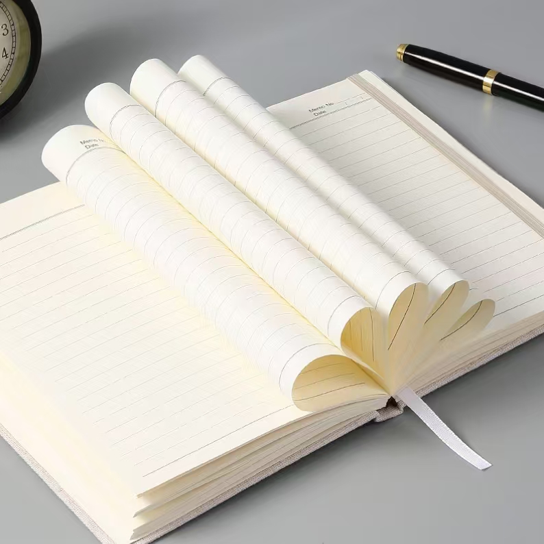 Linen-Cotton Blend Cover Notebook 2