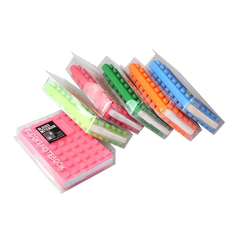 Refillable Block Puzzle Silicone Notebook 3
