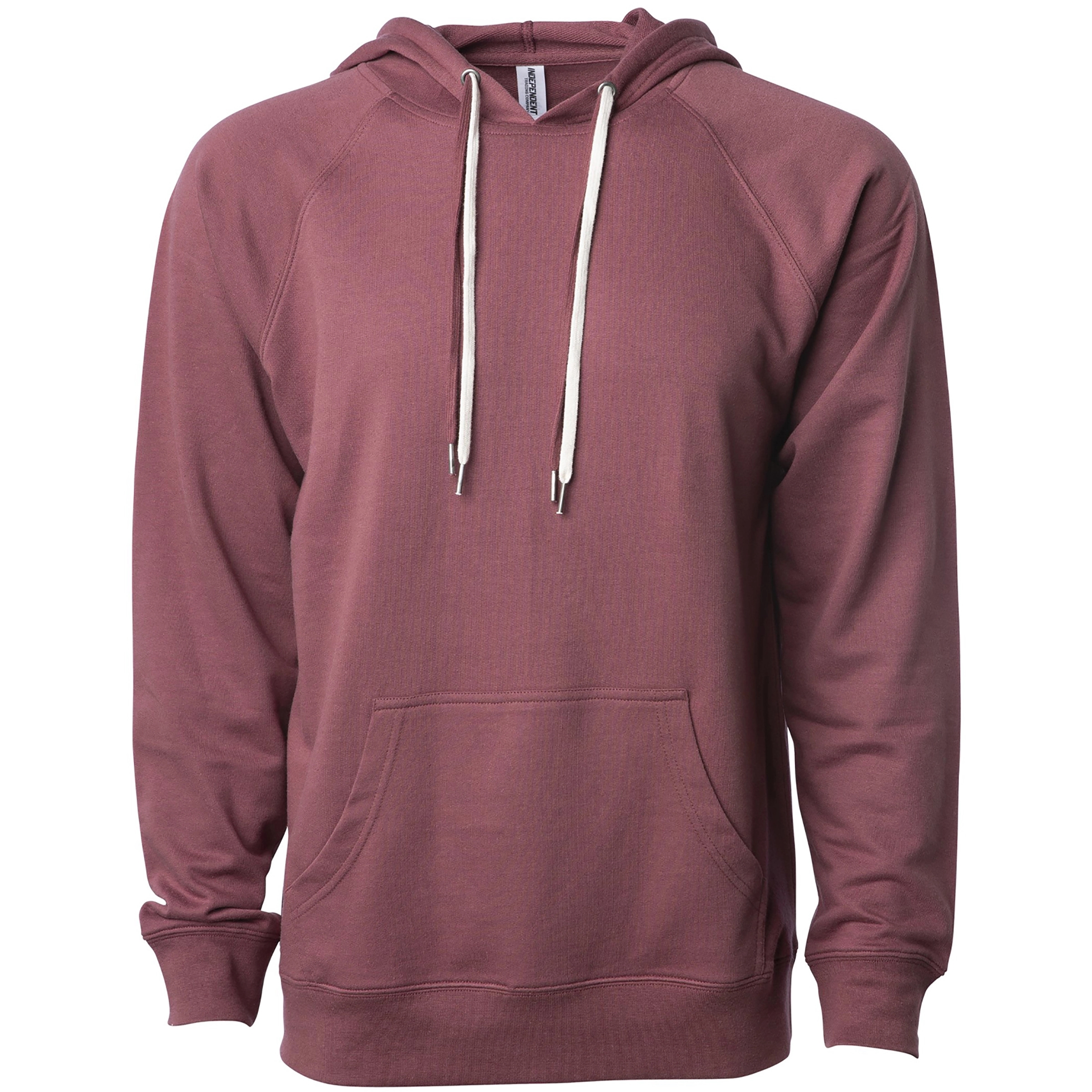 Unisex Lightweight Loopback Terry Hooded Pullover 32