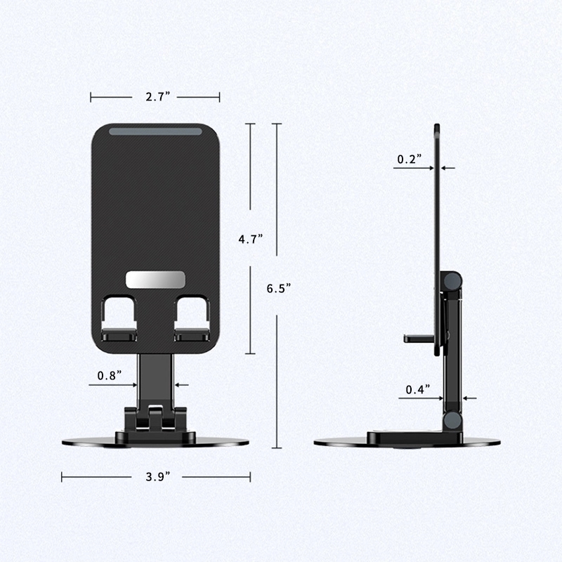 360 Degree Rotation Adjustable Aluminum Charging Holder 6
