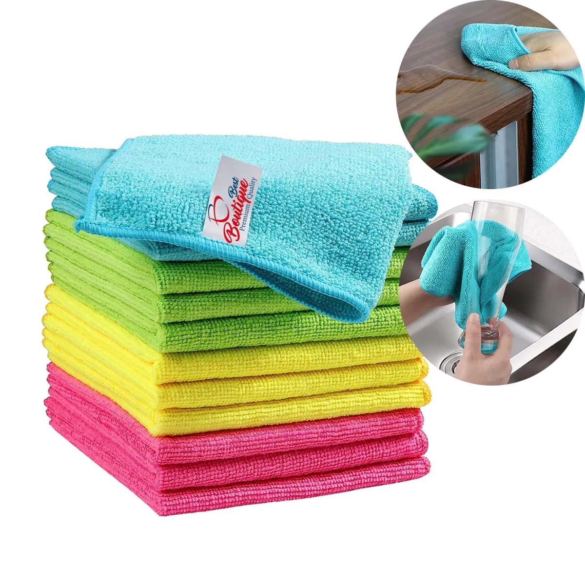 Custom High quality Mutifunction Microfiber Cleaning Cloth 6