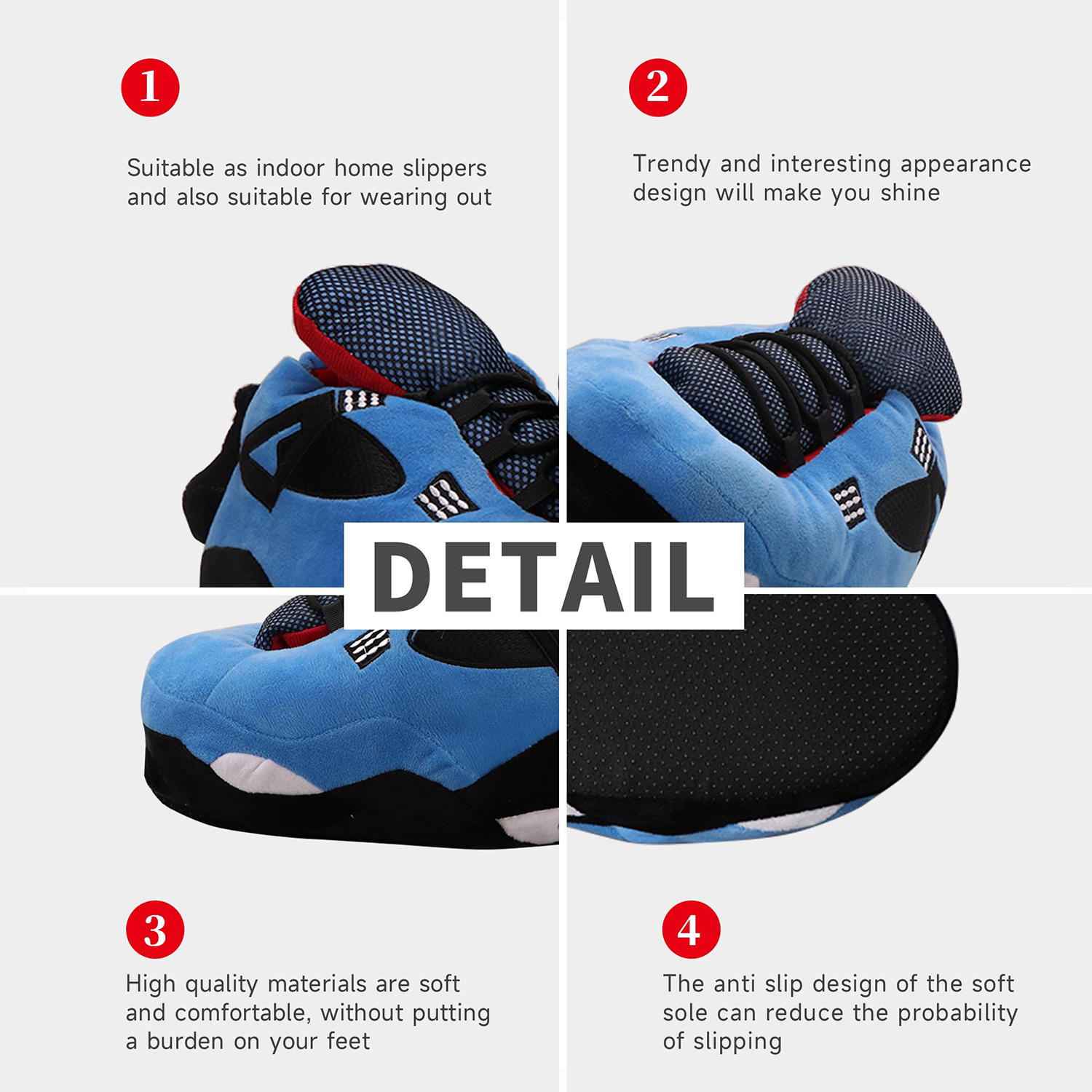 Warm Plush Sneaker Slippers 5