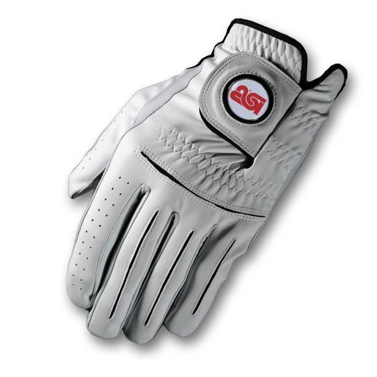 Logo Golf Glove w/ Finger Striping 1