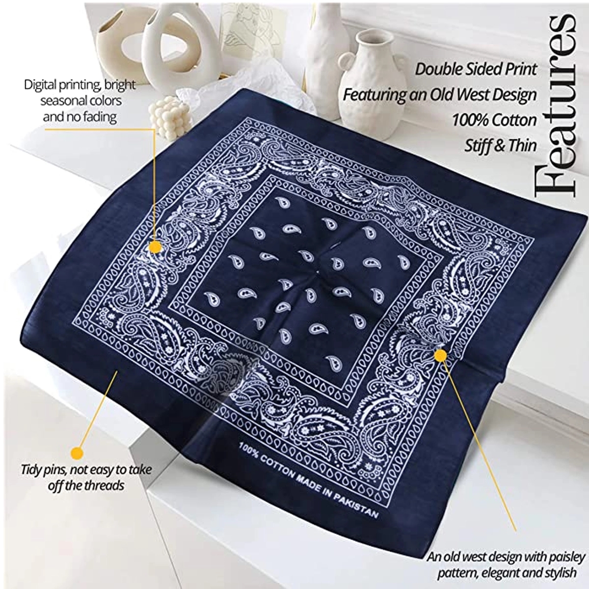 100% Cotton Bandana 1