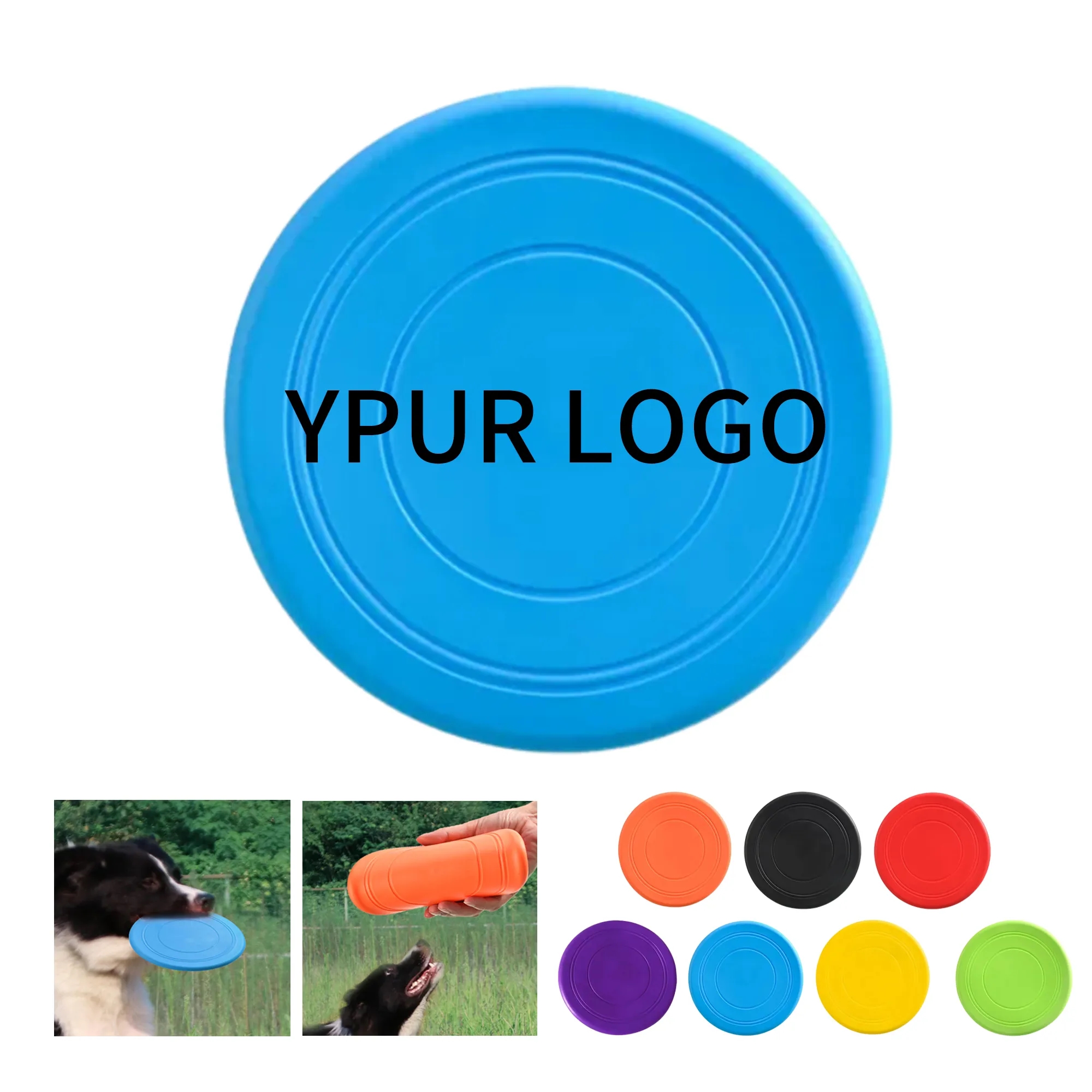 Pet Training Flying Disc 7 Inch TPR Material 5