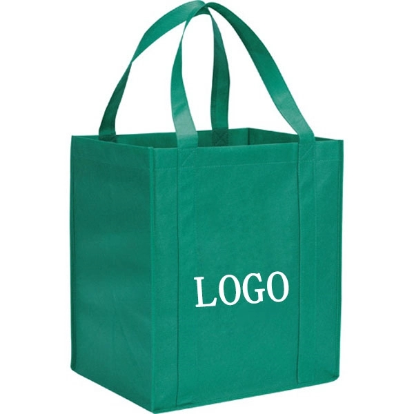 Large Non-Woven Grocery Tote Bags - 13W x 10 x 15H 5