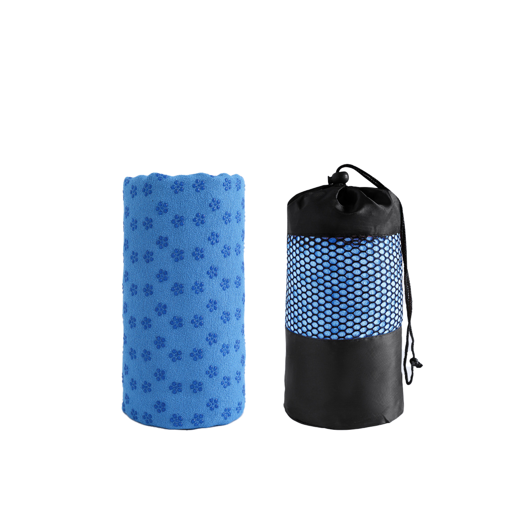 Non-Slip Yoga Towel with Black Mesh Bag 6