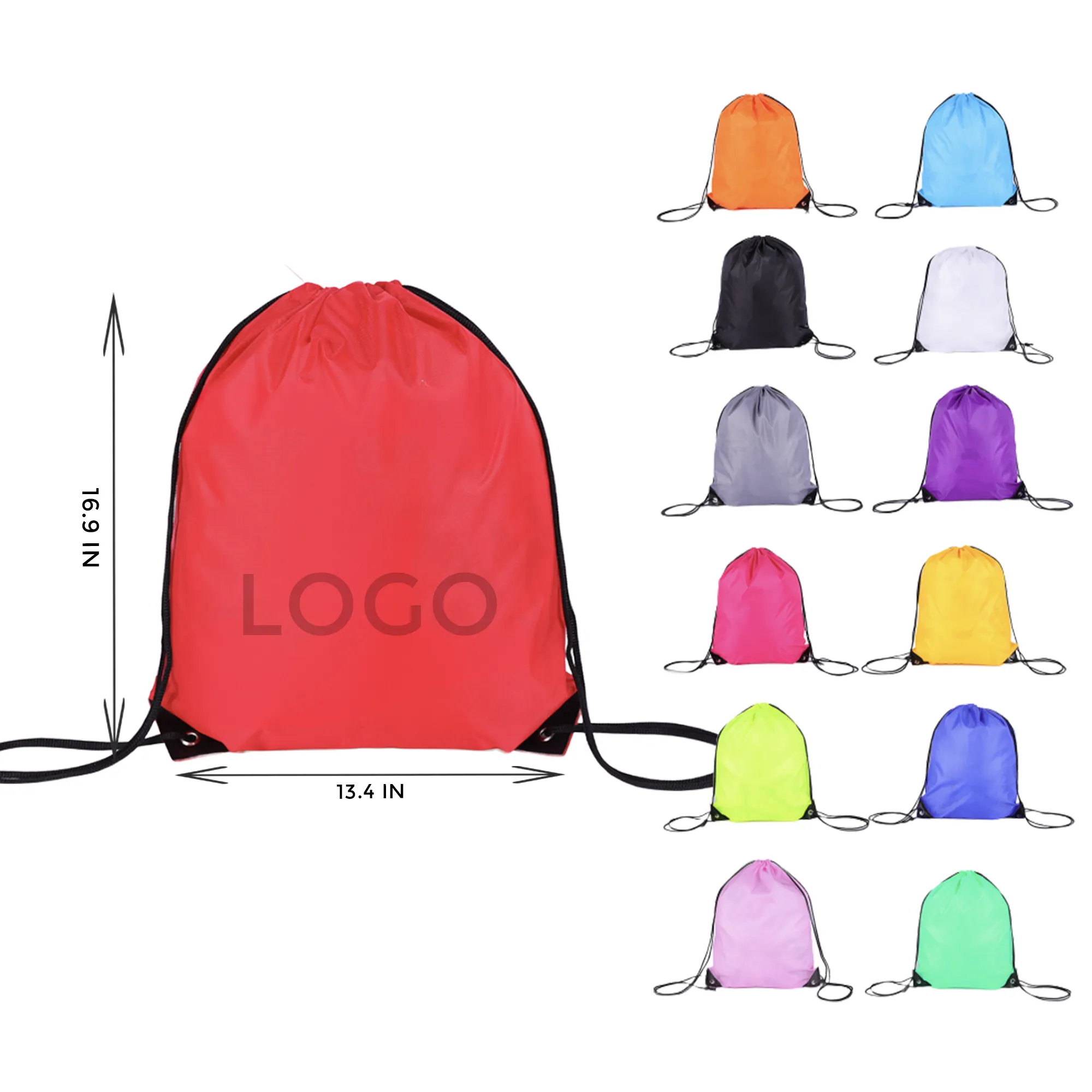 MOQ 10 PCS Practical Drawstring Bag