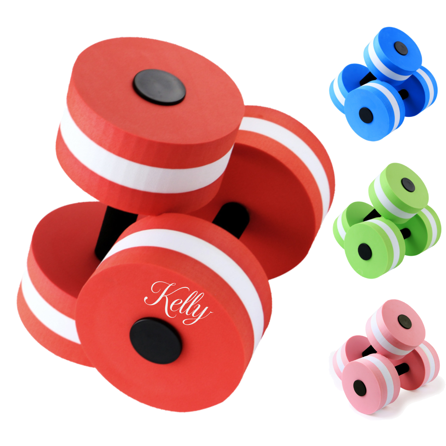 EVA Aquatic Aerobic Exercise Floating Dumbbell 2