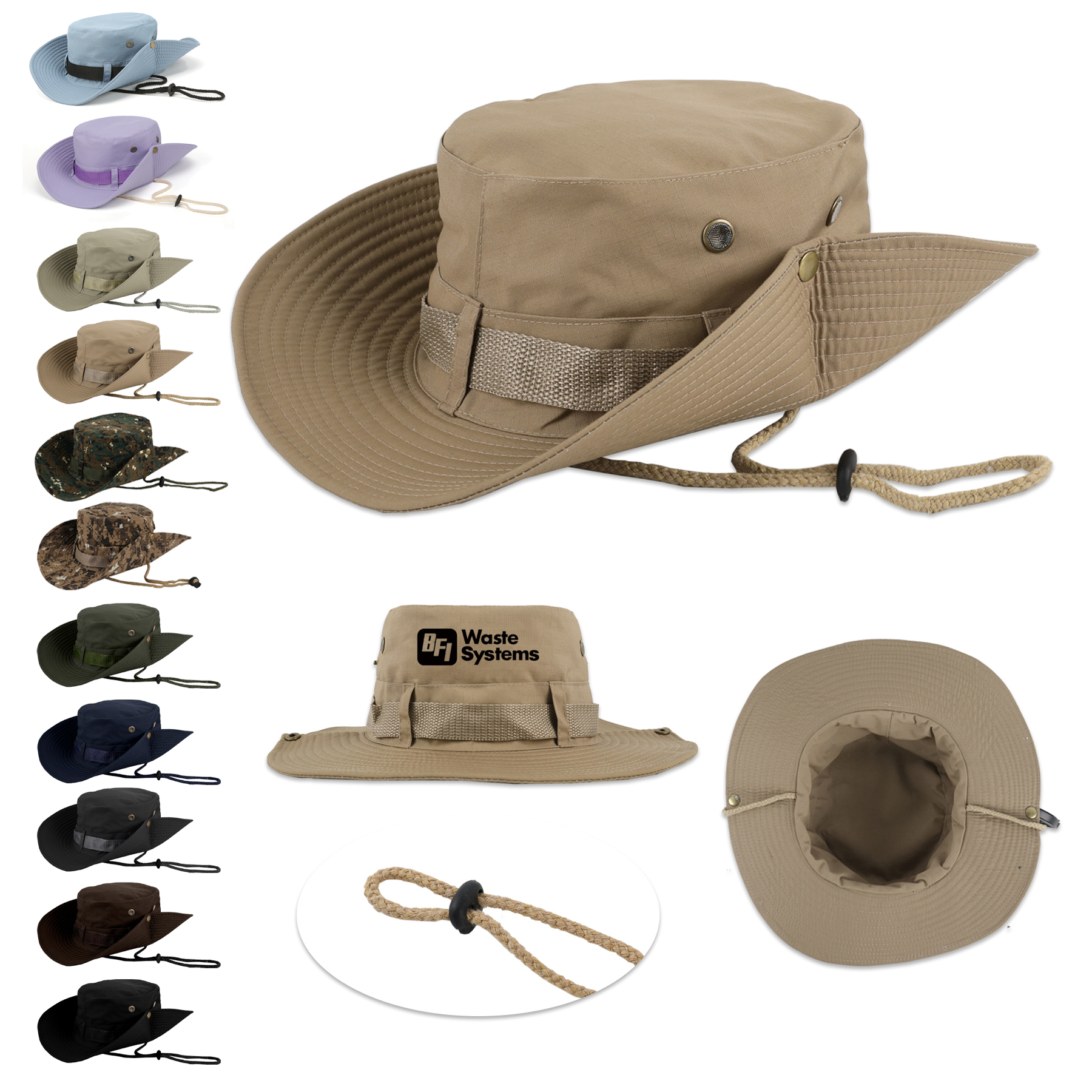 Quick-Dry Jungle Boonie Bucket Hat 4