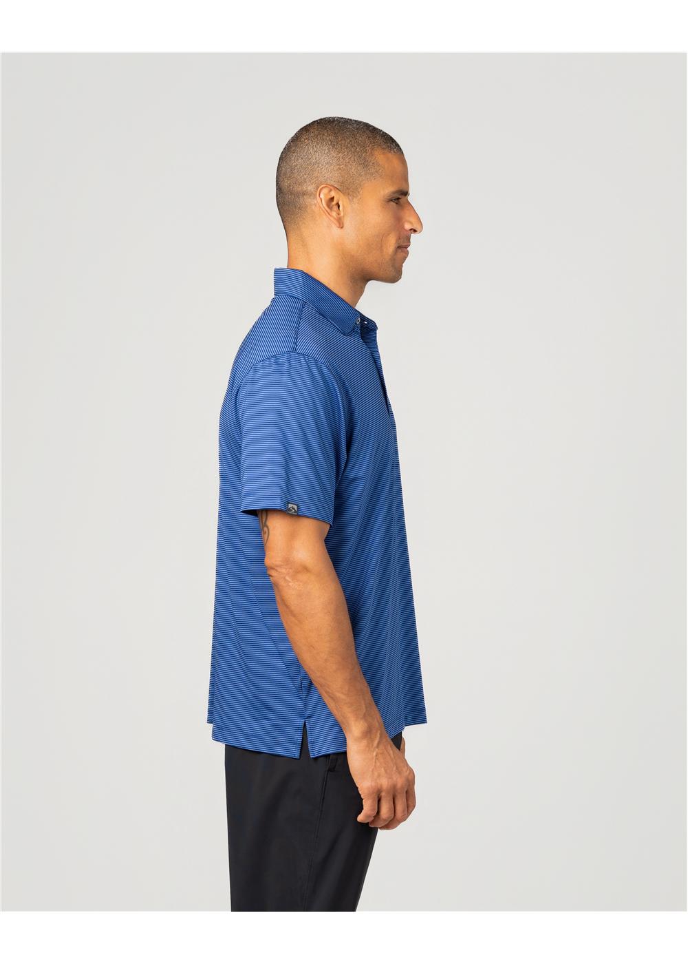 Storm Creek Men's Optimist II Microstripe Short Sleeve Polo 15