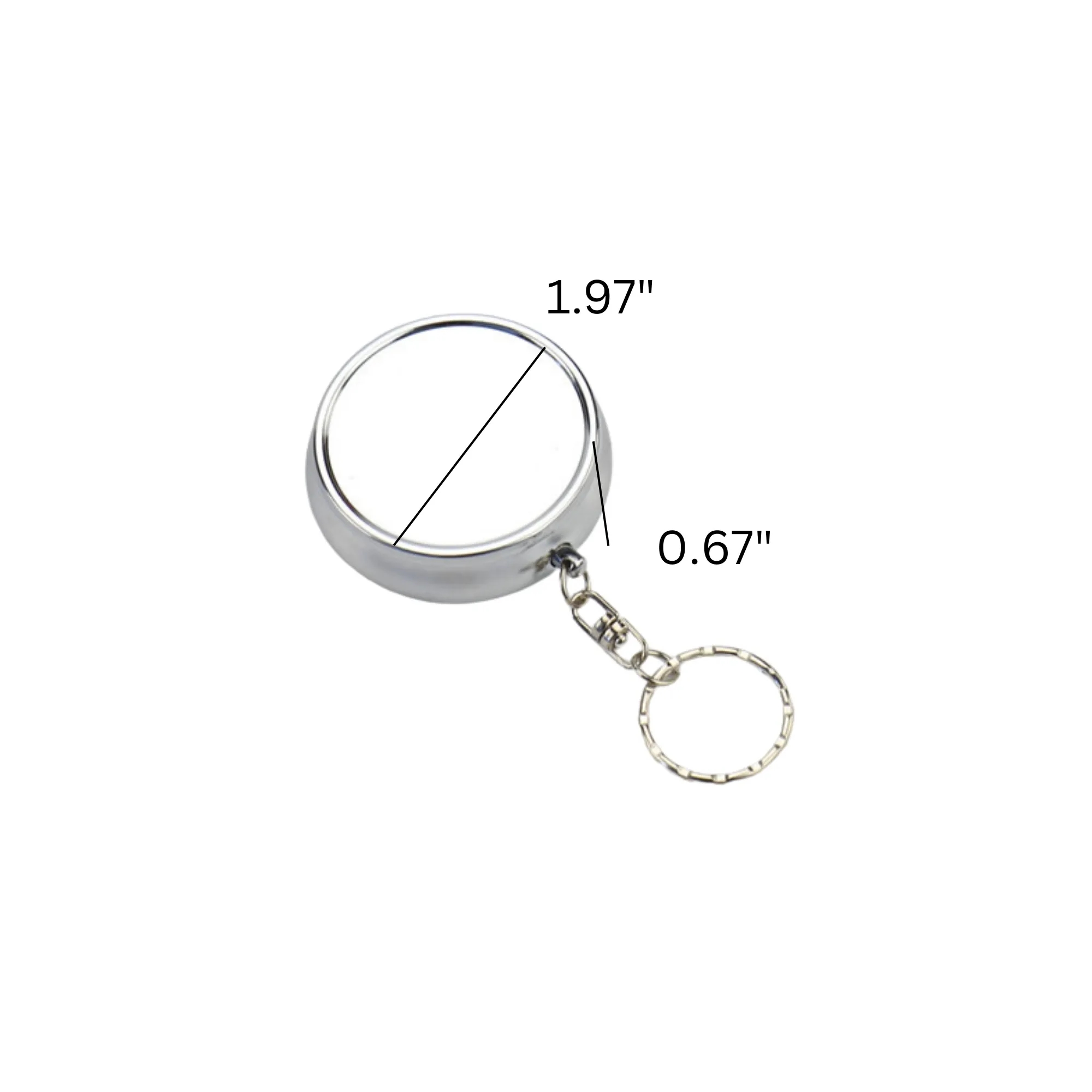 Round Metal Ashtray 2