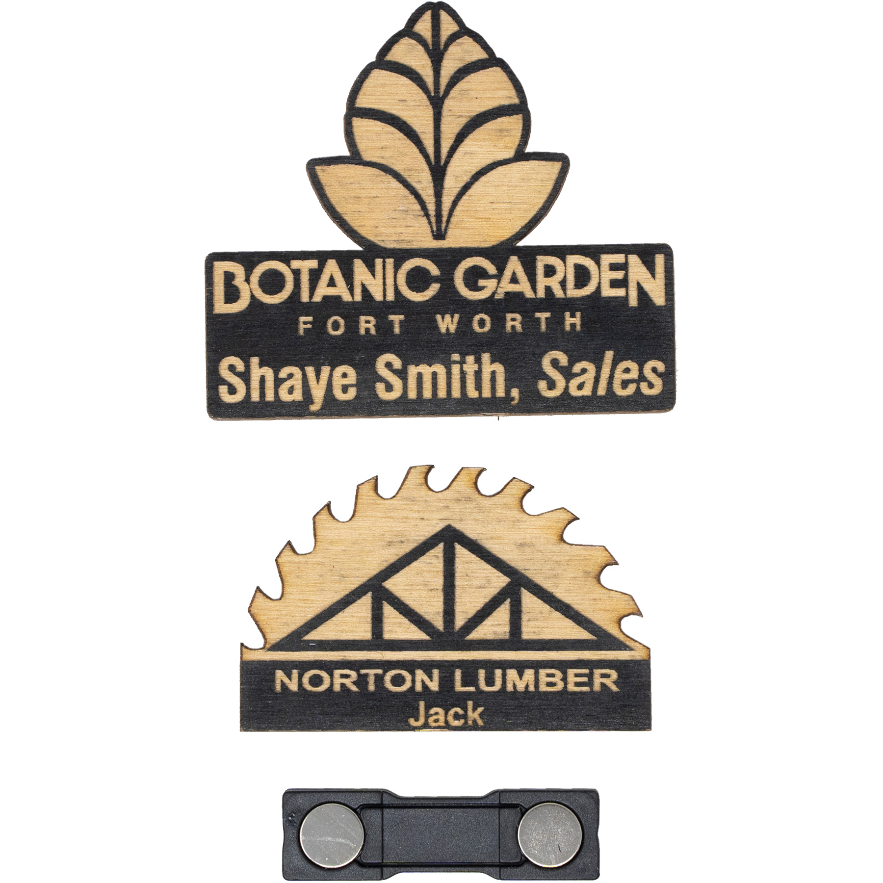 Wood Name Tags 15